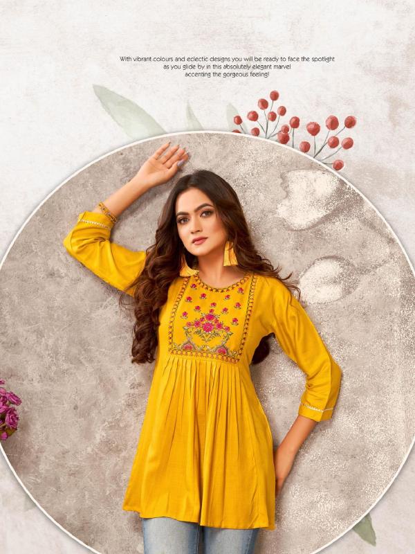 Heritage Kajree 2 Stylish Wear Designer Short Kurti Collection